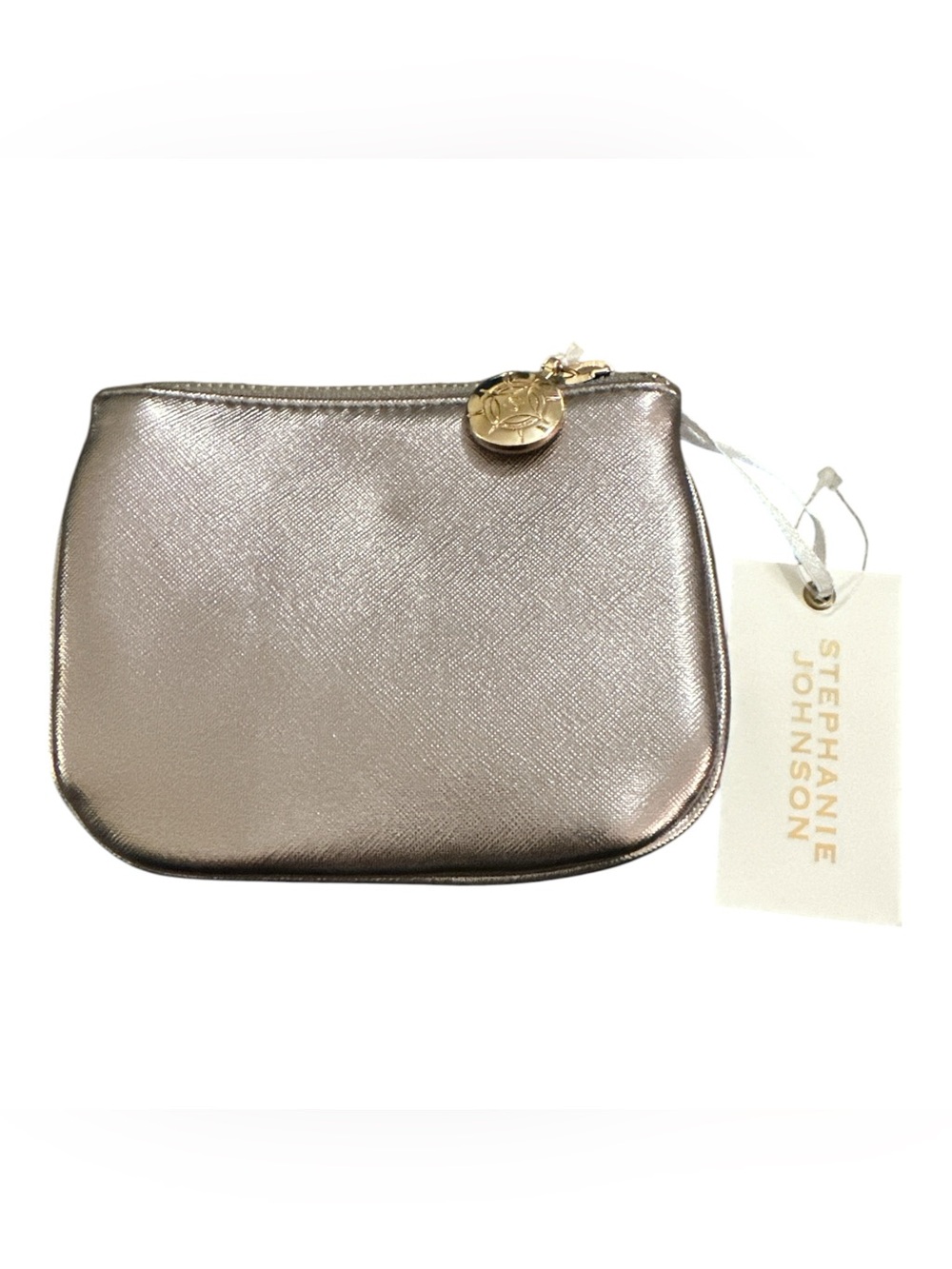 Stephanie Johnson Rose Gold Metallic Coin Purse Wallet NWT - Picture 2 of 5